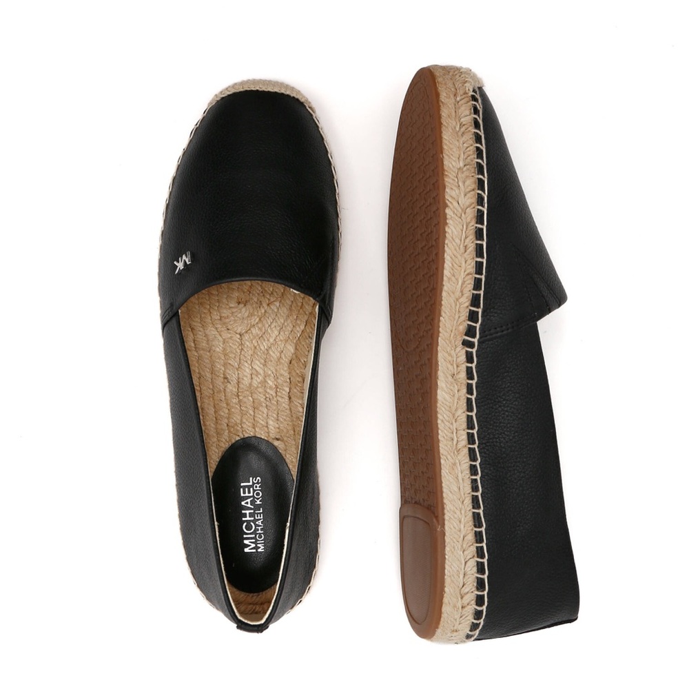 Michael Kors Kendrick Slip on Leather Espadrilles
